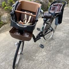 前後子供乗せ自転車SWEET LIB オートライト内装3段変速