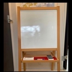 イケア/IKEA イーゼル ホワイトボード 黒板 ブラックボード 