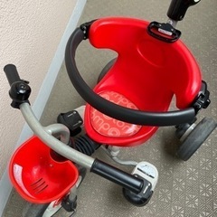 ides折りたたみコンポ　三輪車　レッドの画像