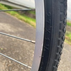 通学用自転車の画像