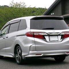 オデッセイH27年式【ホンダセンシング搭載アブソルート】車検R6年4月・車間制御・追従式クルコン・ハンドル振動式レーン逸脱センサー・フルセグTV…の画像