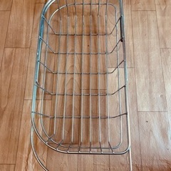 水切りシンクバスケット 伸縮カゴ 