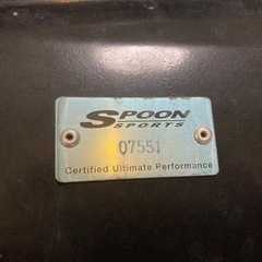 終了！SPOON製 カーボンボンネット　たぶんホンダ車用　有り塗...