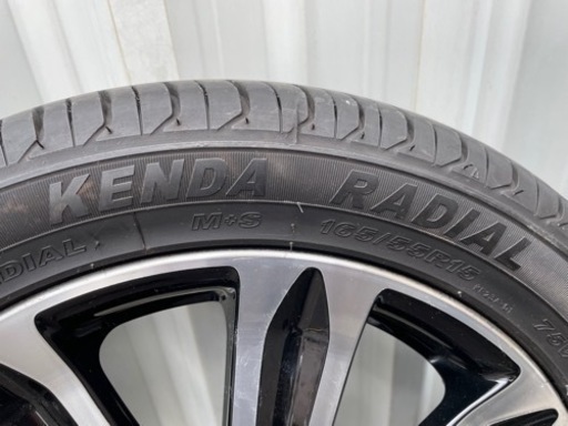 タント純正ホイール+ タイヤ165/55R15 4本セット