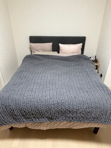 【値段交渉可】ダブルベット　使用期間一年半程