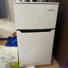 Hisense 2ドア冷蔵庫　3500円