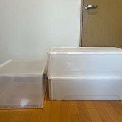 決まりました。収納ケース3つセットの画像
