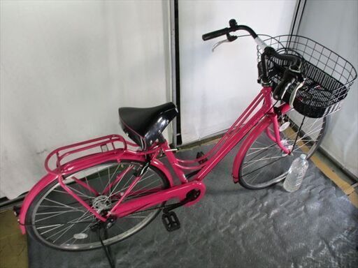 C727　限定特価　整備済み★ブリヂストン　カジュナ　ピンク★ 中古自転車 【27インチ 】