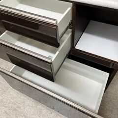 ニトリ　キッチンボード　ブラウン　140ｃｍ