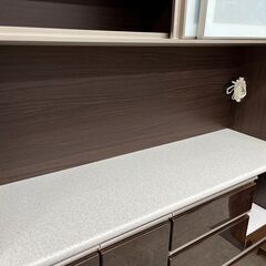 ニトリ　キッチンボード　ブラウン　140ｃｍ