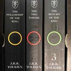 「ロード・オブ・ザ・リング(指輪物語)」、「ホビットの冒険」4冊セット、The Lord of the Rings、The Hobbit、洋書、リーディング、英語多読、ファンタジー、トールキンの画像