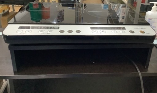 2口IHコンロ（脚付） IHK-W12SP-B ブラック　リサイクルショップ宮崎屋　佐土原店　24.3.3F
