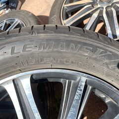 195/55R16　ノーマルタイヤ・ホイールセット　中古タイヤお安くお譲りいたします。の画像