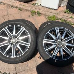 195/55R16　ノーマルタイヤ・ホイールセット　中古タイヤお安くお譲りいたします。の画像