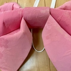 【値下げしました】浴衣用ピンク結び帯セットの画像