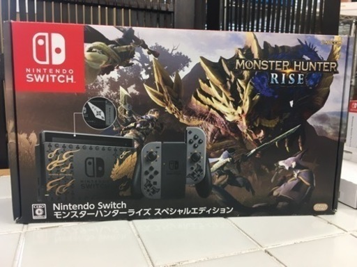 任天堂　Nintendo Switch 本体　モンスターハンターライズスペシャルエディション　中古
