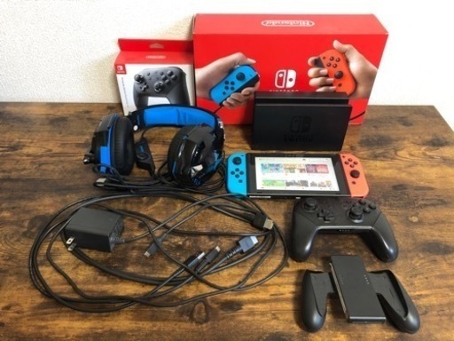 購入者決まりました！Nintendo Switch Proコントローラー　ヘッドセット付き