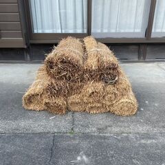 【第５弾】菰(こも)　わらこも　筵(むしろ)　ムシロ　藁　農具　　古民家　昭和レトロ　ござの画像