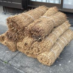 【第５弾】菰(こも)　わらこも　筵(むしろ)　ムシロ　藁　農具　　古民家　昭和レトロ　ござの画像