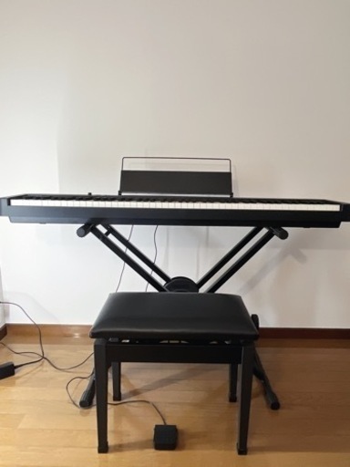 CASIO  CDP-S100 ブラック キーボードベンチ付き！