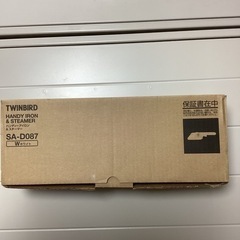 TWINBIRD ハンディーアイロン＆スチーマー SA-D087...