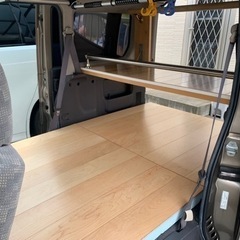 車中泊、キャンプ仕様　故障の少ないノンターボ　バモスM 希少なシャンパンゴールドの画像