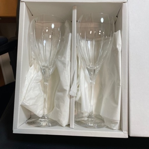 値下げ　中古　クリストフル グラス　ペア