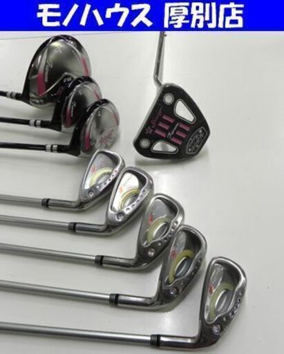 レディース ゴルフセット 9本 snazzy efacile スネイジー エファシル 右利き Flex L パター未使用品 札幌市 厚別区