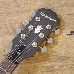 (Y)北大前! 札幌 引取 Epiphone/エピフォン Worn G-400 Worn Brown SG エレキギター 木目 ウッド調 サテン ソフトケース付き 楽器 弦楽器