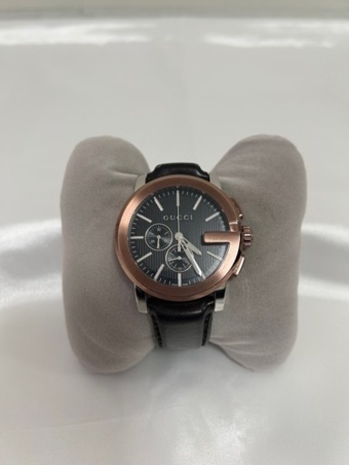 GUCCI メンズ腕時計 G-Chrono ブラック×ブラウン