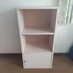 カラーボックス一箇所扉付き