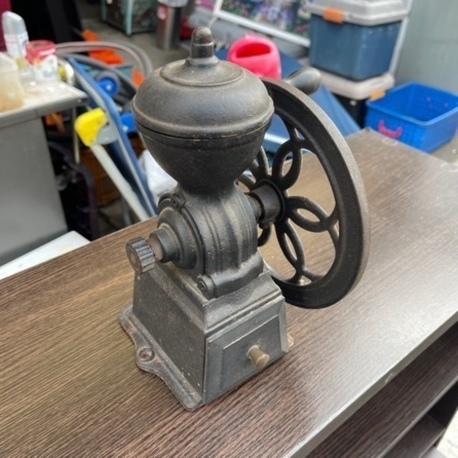 kalita 昭和レトロ　アンティークコーヒーミルレトロな雰囲気がグッド♪【リサイクルショップ道楽屋】 kalita 昭和レトロ アンティークコーヒーミルレトロな雰囲気がグッド