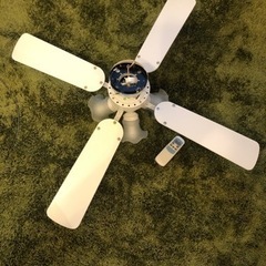 シーリングライト　シーリングファンライト　リモコン付きの画像