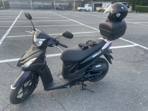 スズキアドレス110 黒