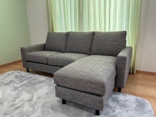 ニトリ 3人用 布張り ソファー