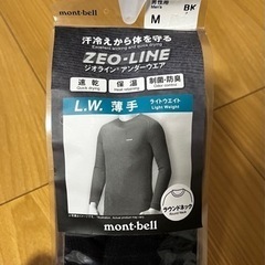 未使用！mont-bell ジオライン　アンダーウェア　サイズMの画像