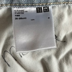 UNIQLO ジーンズ　26の画像