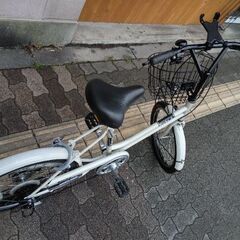 Welby[ウェルビー]Riche(リッシュ)20吋 コンパクト自転車 外装6段/オフホワイト