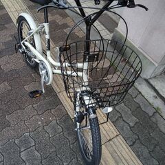 Welby[ウェルビー]Riche(リッシュ)20吋 コンパクト自転車 外装6段/オフホワイト