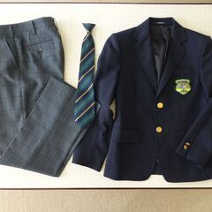 江別　大麻中学校　制服　150、W64