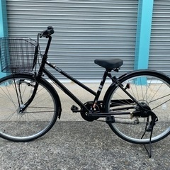 シティサイクル 自転車 通勤通学 6段変速 26インチ オートライト