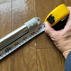 伸縮式　物干し竿　２本セットの画像