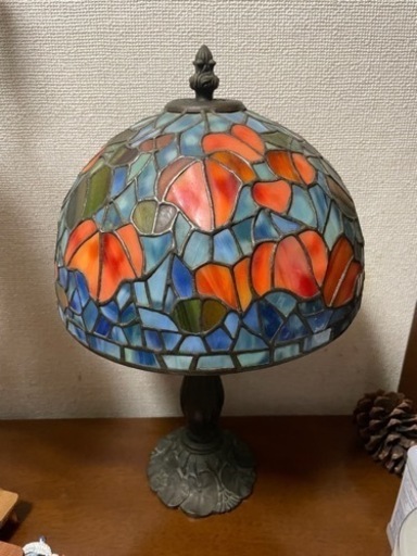 ステンドグラスランプ　アンティーク