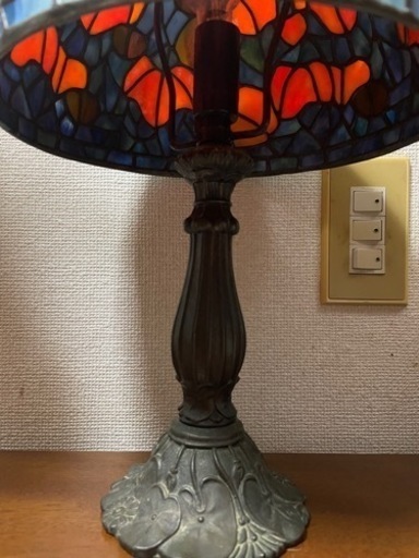 ステンドグラスランプ　アンティーク