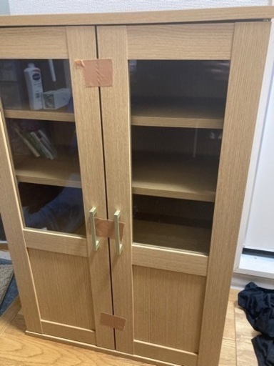【美品】【値下げ】ニトリ　食器棚　キャビネット
