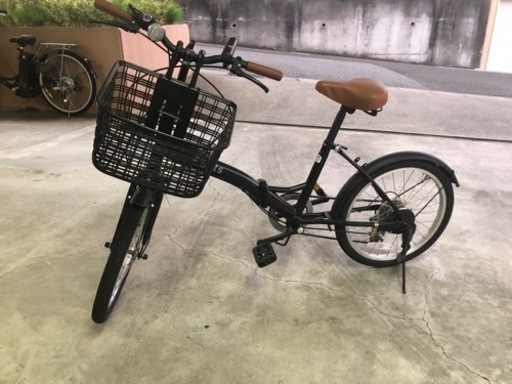 予定者決まりました！カゴ付き折りたたみ自転車　6段変速