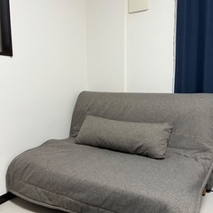 【受け渡し予定者決定済】2人掛けソファベッド（フランスベッドWo...
