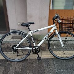 [CHALINX] Taranto(タラント)CRS430 700c シティークロス 6speed/ホワイトxブラック