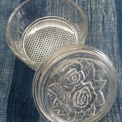 蓋がバラの【ガラスケース】