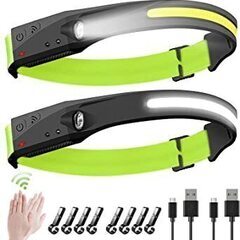 ☆SAPASLIFE ヘッドライト 充電式 高輝度 LED ヘッ...